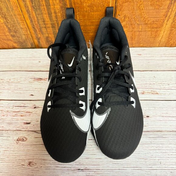 Nike Vapor Edge Speed 360 2 Men's Football Cleats - Black/White - Size 9.5 - Picture 4 of 5